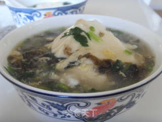 Seaweed Tofu Brain recipe