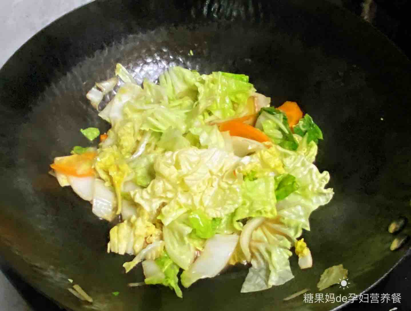 [recipe for Pregnant Women] Scrambled Eggs with Cabbage, Refreshing and Not Greasy, recipe