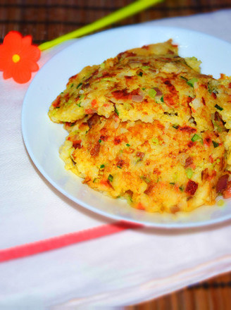 Seasonal Vegetable Rice Cake recipe