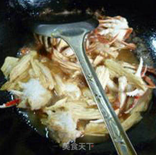 Fried Crab with Yuba recipe