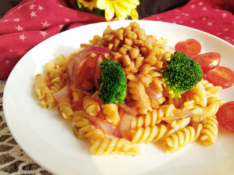 #trust之美# Spaghetti with Oyster Sauce and Meat recipe
