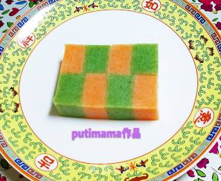 Creative Two-color Vegetable Puree Skin Jelly recipe