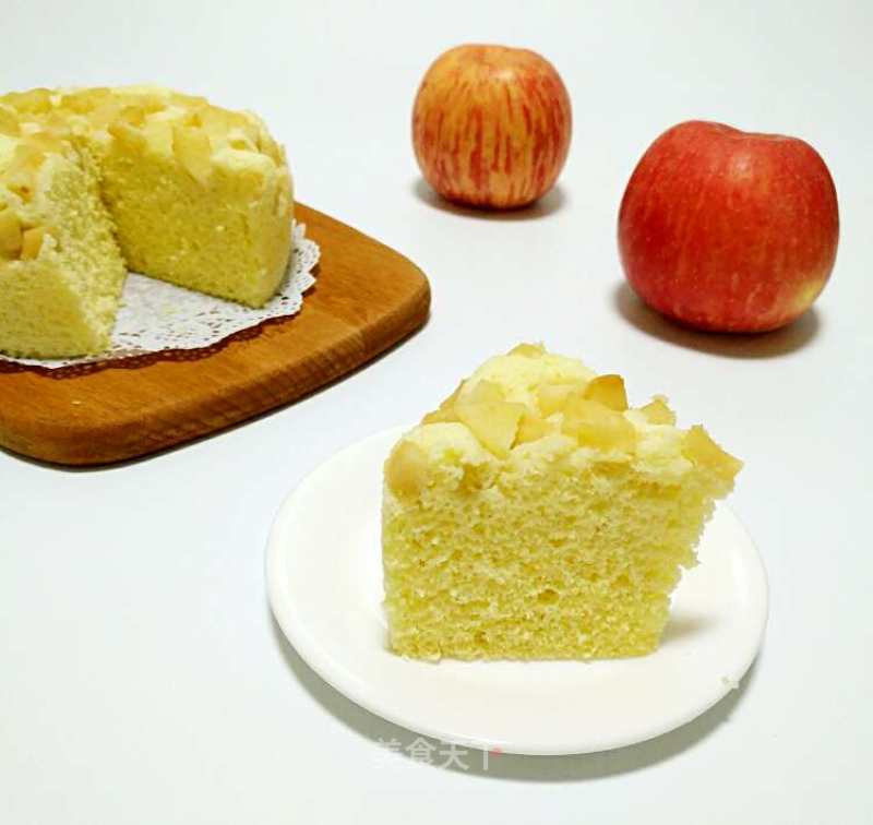 #the 4th Baking Contest and is Love to Eat Festival# Oil-free and Water-free Apple Steamed Cake recipe