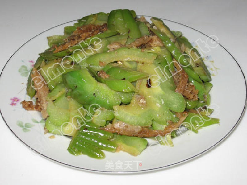 [recipe Exchange] Stir-fried Bitter Gourd with Dace in Black Bean Sauce recipe