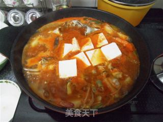 Housewife Version of Korean Seafood Soup recipe