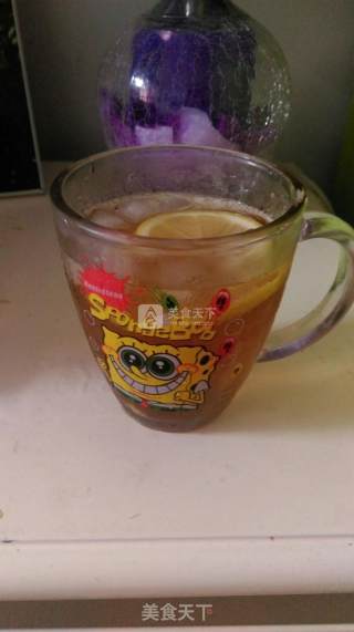 Frozen Lemon Sliced Iced Black Tea recipe