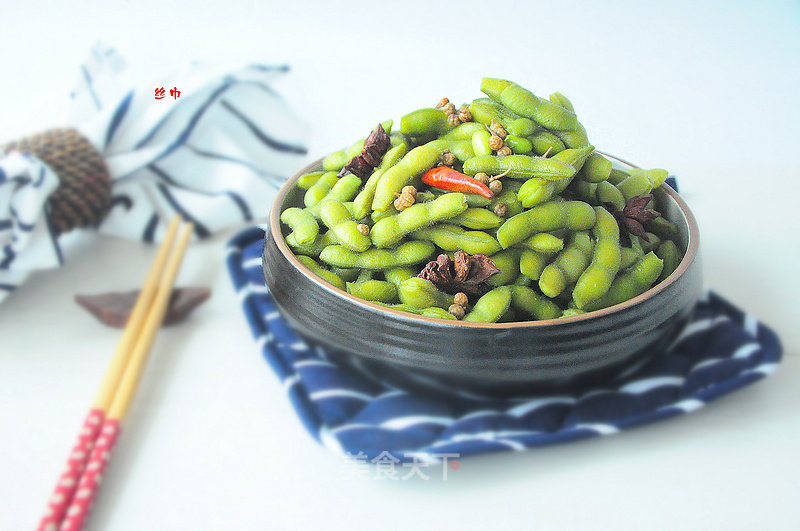 Summer Refreshing Boiled Edamame recipe