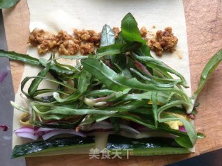 Wild Vegetable Tofu Roll recipe