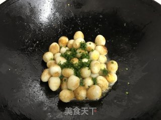 Quail Eggs with Scallion Oil recipe