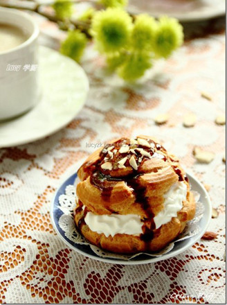 Chocolate Cream Puffs recipe