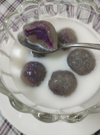 Purple Sweet Potato Crystal Balls