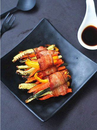 Vegetable Bacon Wraps recipe