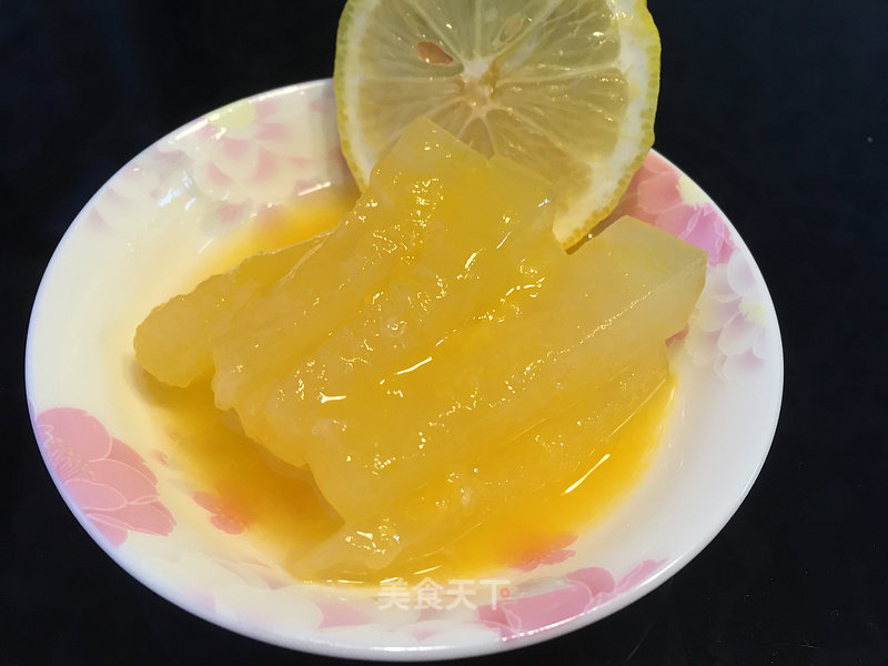 Orange Juice Lemon Winter Melon Strips recipe