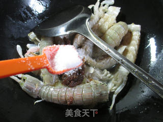 #trust of Beauty# Mantis Shrimp in Sand Tea Sauce recipe