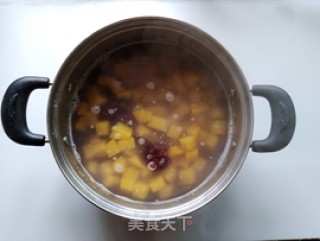 Honey Bean Osmanthus Rice Cake Soup recipe