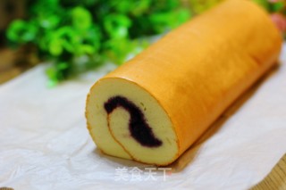 Blueberry Jam Tiger Skin Cake Roll recipe