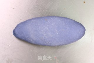 Butterfly Pea Flower Chestnut Mochi Soft Ou Bun recipe