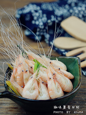Spicy Scallion White Shrimp recipe