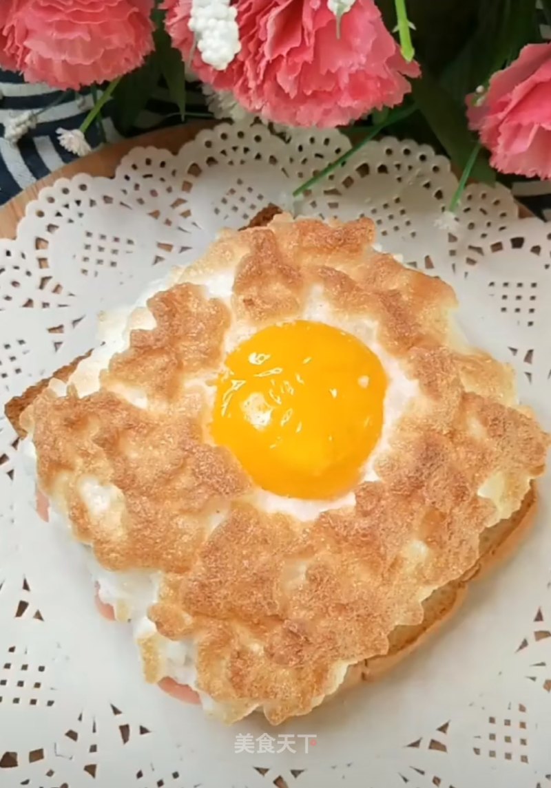 Delicious and Nutritious Breakfast-fired Cloud Eggs recipe