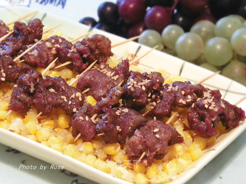 Toothpick Beef Skewers recipe