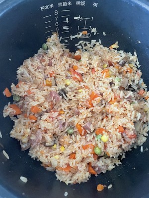 Five-color Tomato Rice/adults and Children Love It, Almost Zero Failure recipe