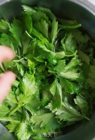 Celery Leaf Salad recipe