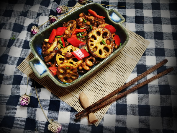 Xiabuxiabu Version Dry Pot Spicy Lotus Root Slices recipe