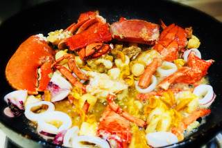 Lobster Seafood Porridge recipe
