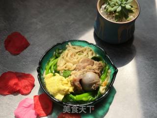 Tong Bone Vegetable Noodles recipe