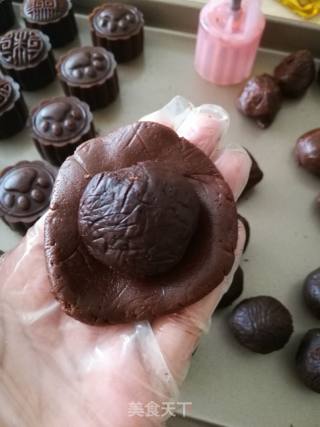 Chocolate Moon Cakes (super Detailed) recipe