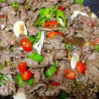 Hot and Sour Lotus Root with Fried Beef recipe