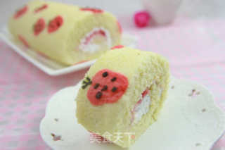 [tomato Recipe] Perfect Exquisite Cake Roll Series-small Strawberry Cake Roll recipe