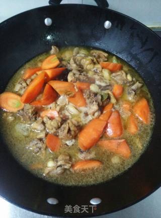 Stewed Chicken Drumsticks with Carrots recipe