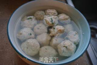 Pearl White Jade Handmade Fish Ball Soup recipe