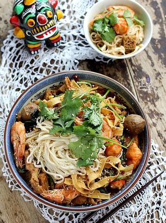 Spicy Hot Pot Noodles recipe