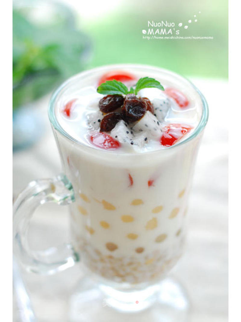 Fruit Sago Yogurt recipe