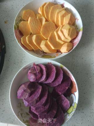 Purple Sweet Potato Glutinous Rice Cake recipe