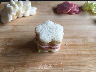 Flower Sandwich recipe