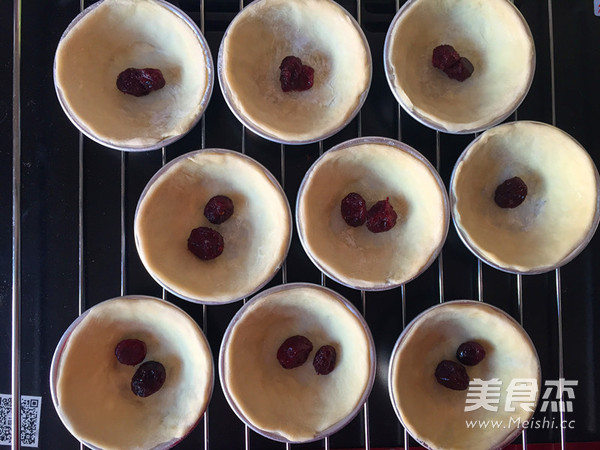 Cranberry Coconut Egg Tart recipe