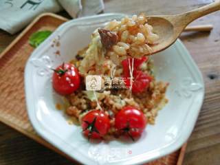 #aca烤明星大赛# Baked Rice with Tomato and Beef recipe