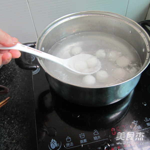 Lychee Longan Soup Balls recipe