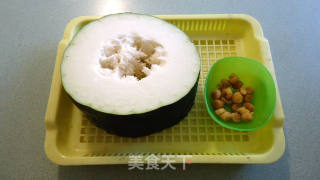 Braised Green Peel Winter Melon with Jiang Scallops recipe