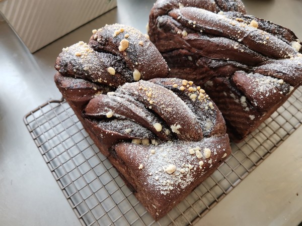 Winter Energy Toast——chocolate Snow Top Toast recipe