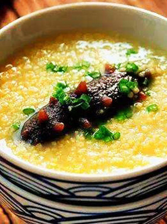 Eat A Sea Cucumber Healthy Millet Porridge to Unlock The First Blessing in The New Year