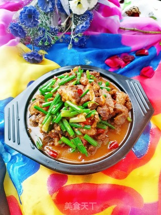 Stir-fried Cooked Beef Brisket with Celery Stalks recipe