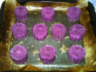 Taoshan Purple Sweet Potato Milk Cherry Mooncake recipe