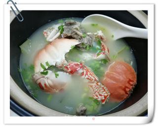 Steamed Bread, Crab, Winter Melon and Pork Rib Soup recipe