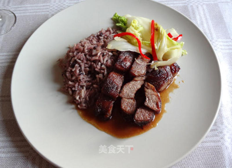 Grilled Pork Chop with Black Pepper and Oyster Sauce recipe