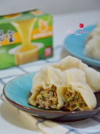 Pork Beef Cabbage Dumplings recipe