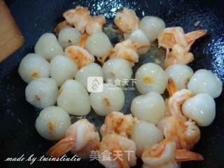 Shrimp Balls with Lychee and Anchovy recipe